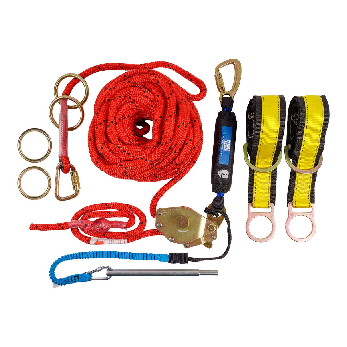 100 ft. Rope Horizontal Lifeline System - 4 Person