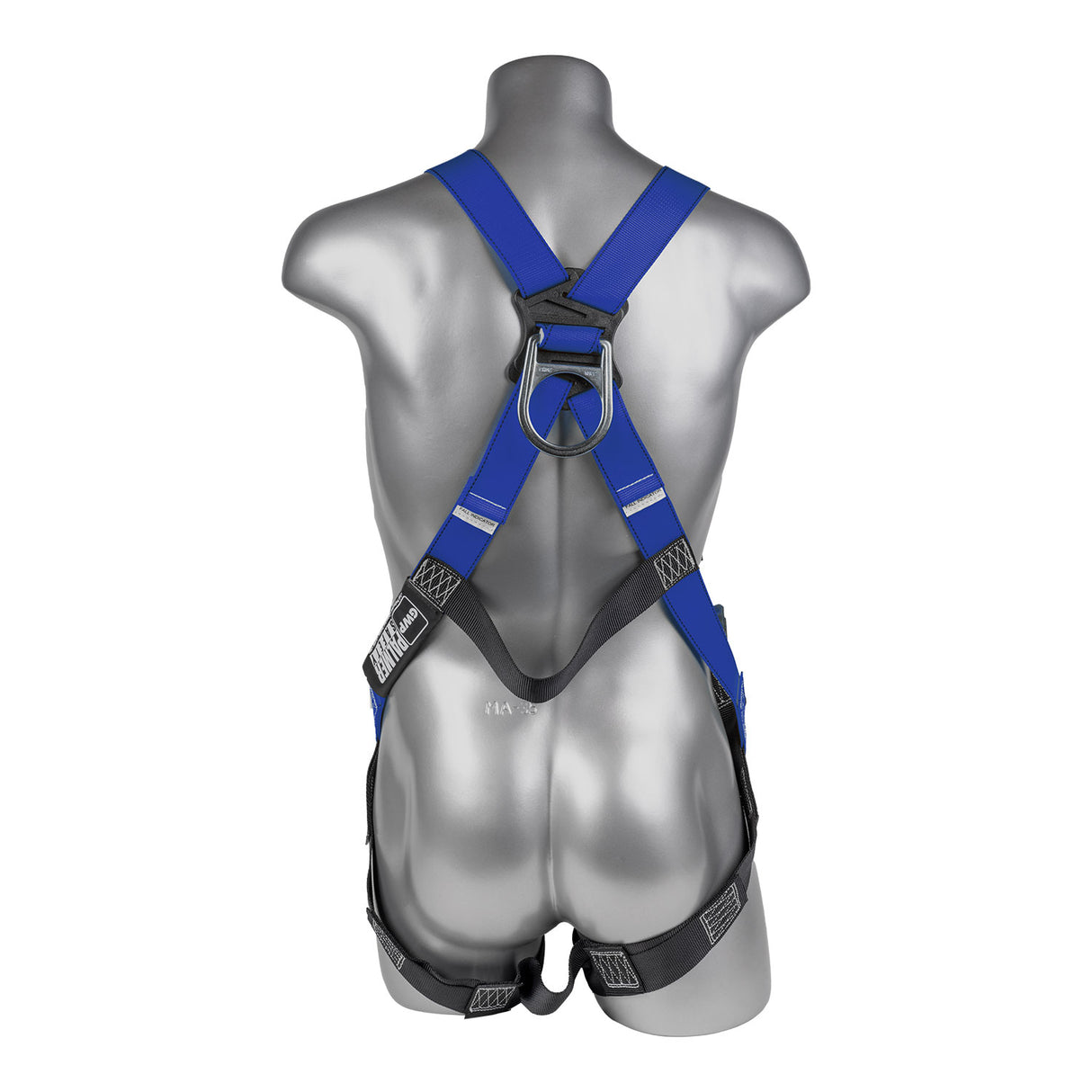 Mako™ Series Harness 5pt., Pass-Thru Legs, Back D-Ring, Blue