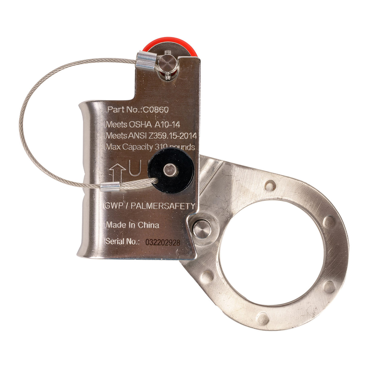 Rope Grab for 5/8” and 3/4” Diameter Rope.