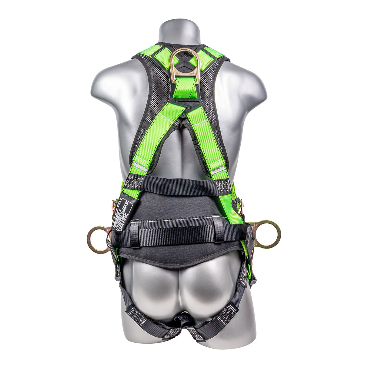Hammerhead™ Series Harness 5pt., Padded Back, QCB Chest, Tongue & Buckle Leg Straps, SRL Back Plate, Positioning Belt with Side D-Rings