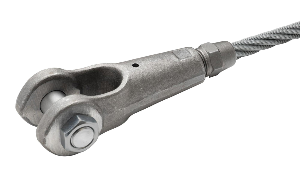 Clevis Socket Fitting (with Threaded Pin and Nut)