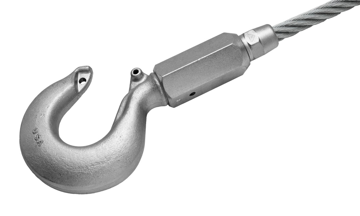 Non-Swivel Hook Socket Fitting