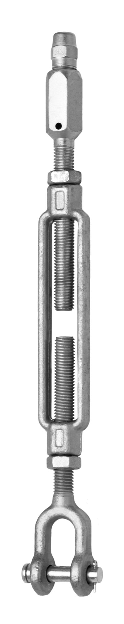 Open Body Clevis and Socket Turnbuckle