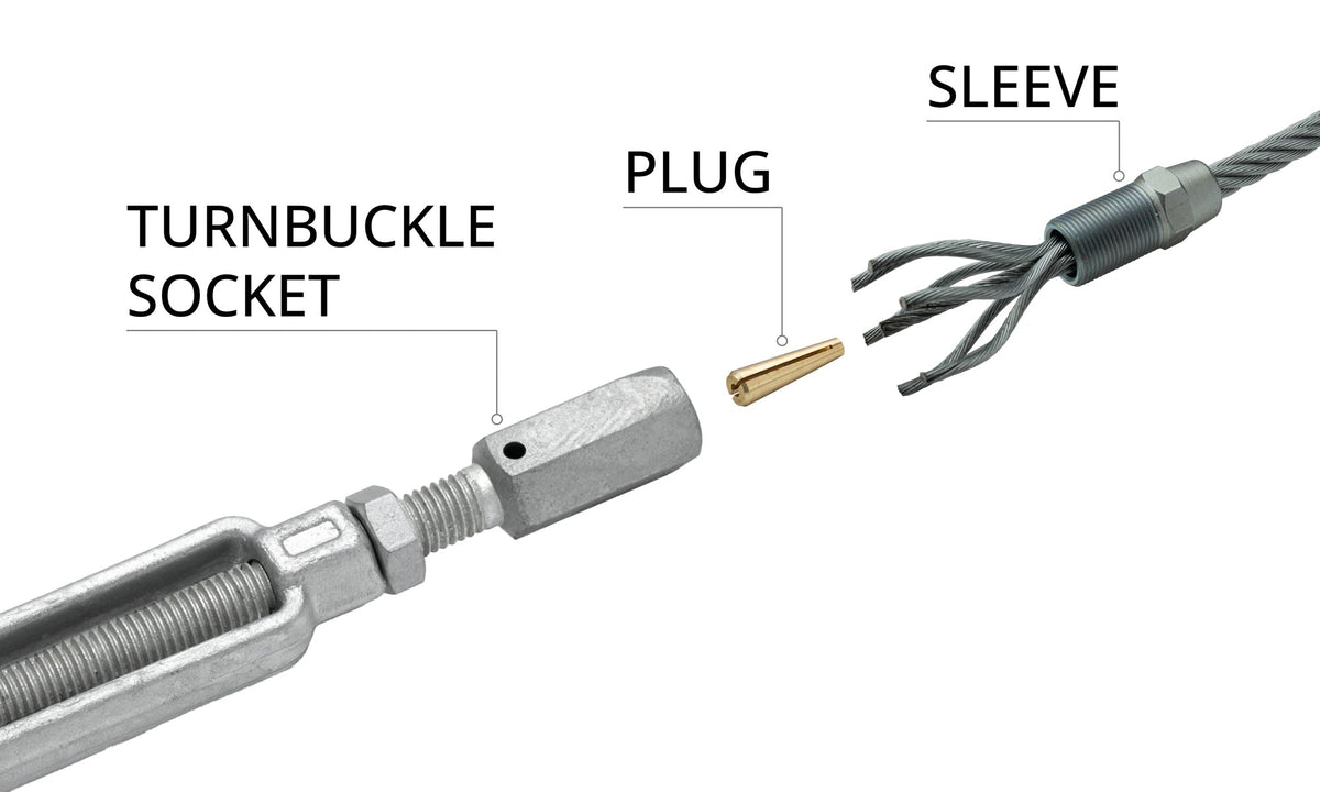 Open Body Double Socket Turnbuckle