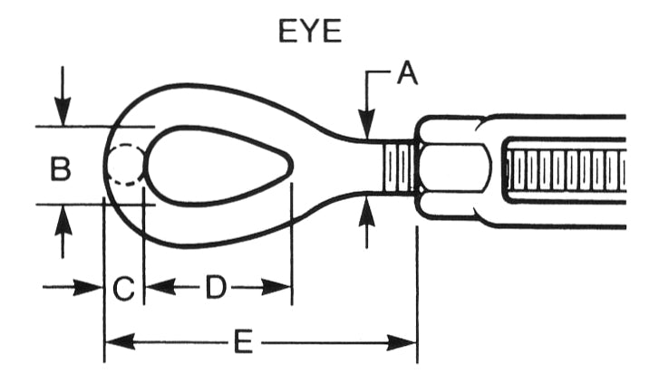 Eye & Eye Turnbuckles Hot Dipped Galvanized Specifications