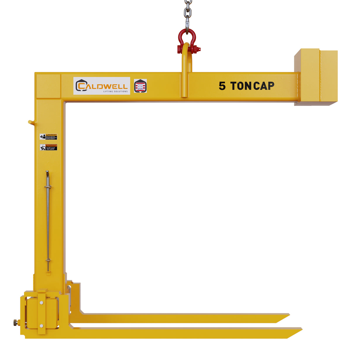 Caldwell Adjustable-Fork Pallet Lifter