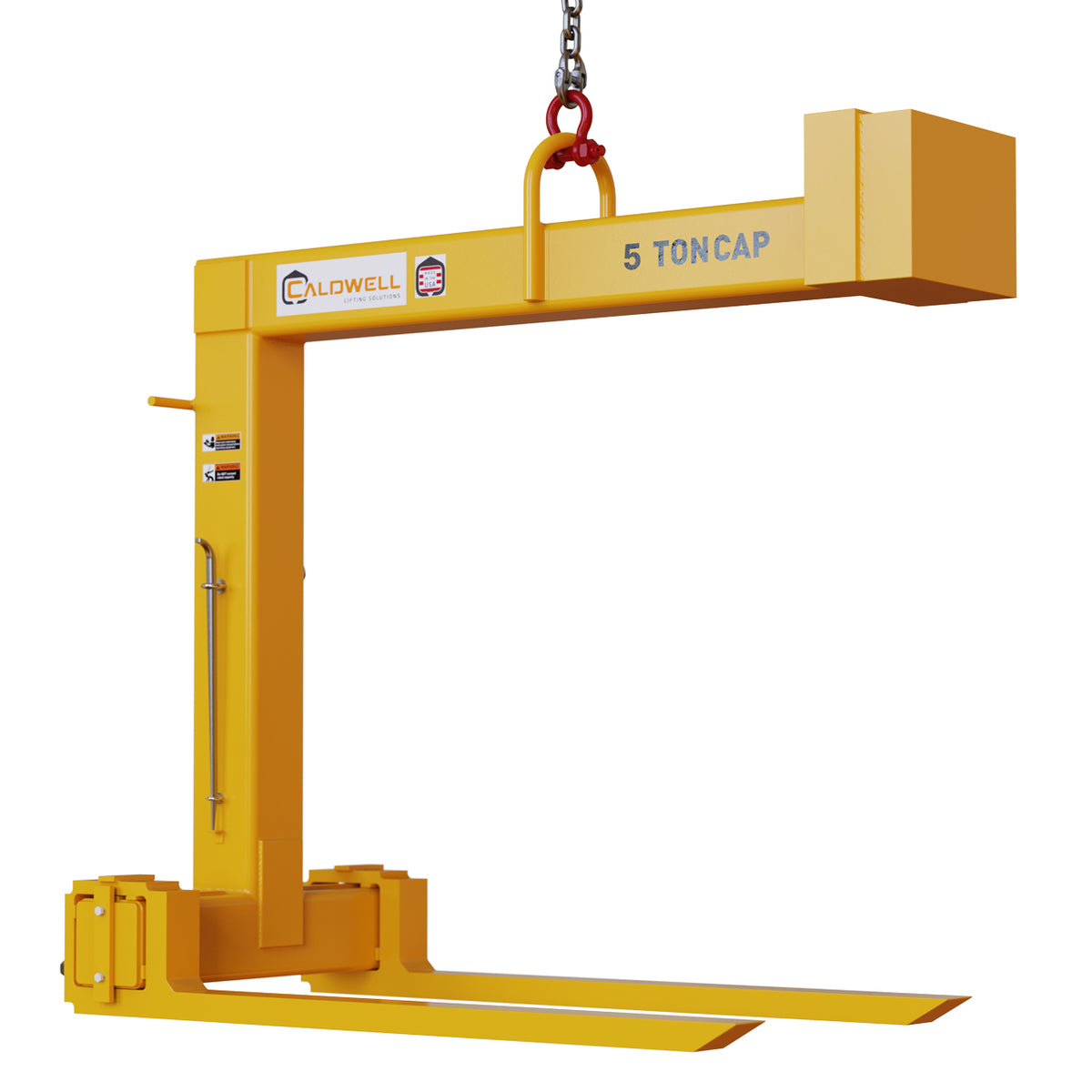 Caldwell Adjustable-Fork Pallet Lifter
