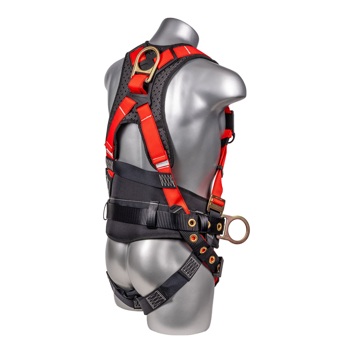 Hammerhead™ Series Harness 5pt., Padded Back, QCB Chest, Tongue & Buckle Leg Straps, SRL Back Plate, Positioning Belt with Side D-Rings