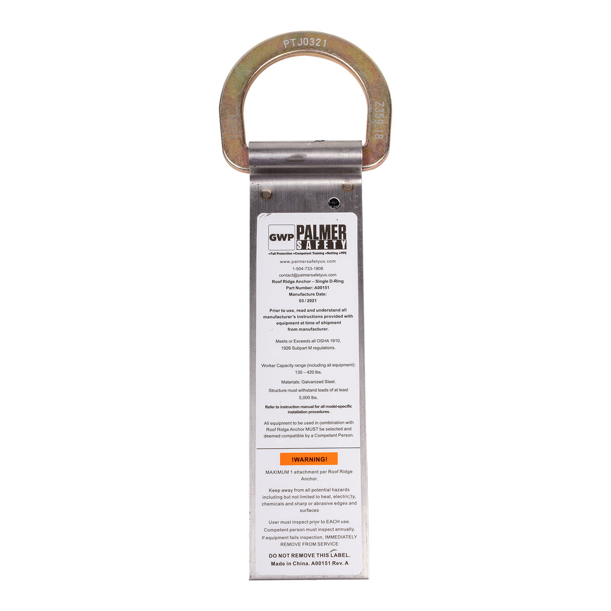 Anchor Roof Ridge Single