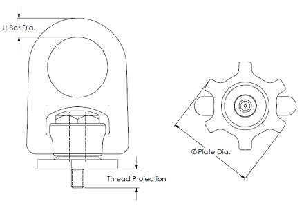 Actek SPEED BASE® Hoist Rings