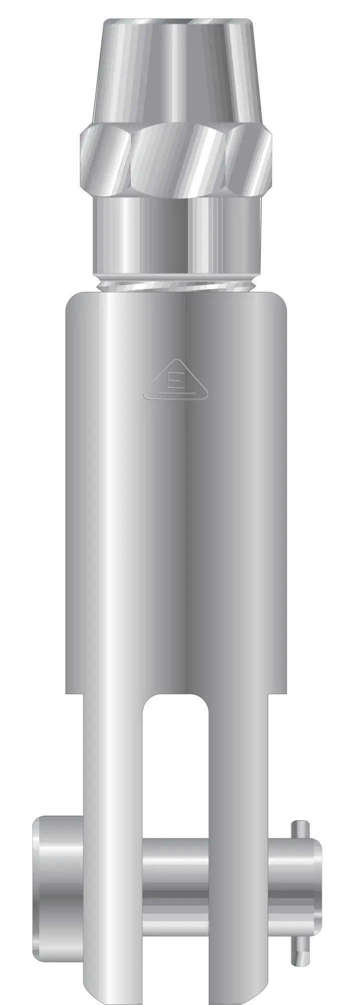 Machined Clevis Socket Fitting for Kernmantle Rope