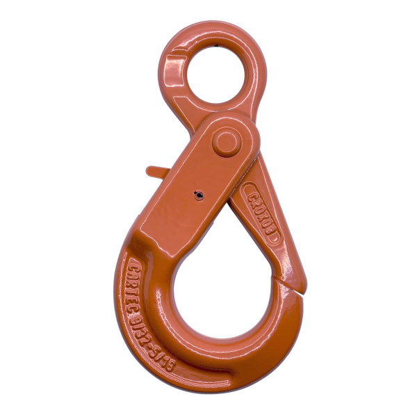 Grade 100 Self Locking Eye Hooks (For Overhead Lifting)
