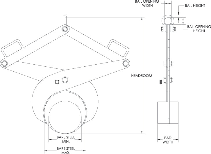Peerless Bar Tong Adjustable (CAD)