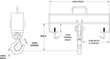 Peerless Fork Truck Hook Beam (CAD)