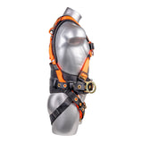 Hammerhead™ Series Harness 5pt., Padded  Back, QCB Chest, Tongue & Buckle Leg  Straps, SRL Back Plate, Positioning Belt with  Side D-Rings