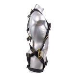 Stingray™ Series FR Harness 5pt., QCB Chest and  H-Style Legs, SRL Back Plate and Side D-Rings,  Black