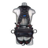 Akula™ Series Harness 5pt., Padded Back/Legs, QCB, SRL  Back Plate, Positioning Belt with Side D-Rings, Black