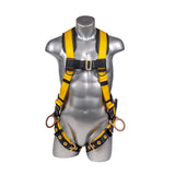 Hammerhead™ Series Harness 5pt., Padded  Back, Tongue and Buckle Leg Straps, SRL  Back Plate, Side D-Rings