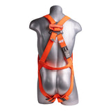 Stingray™ Series Harness 3pt., Dielectric Hardware, Loop D-Ring, Orange