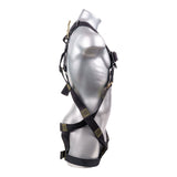 Stingray™ Series FR Harness 5pt., QCB Chest and  H-Style Legs, SRL Back Plate, Black