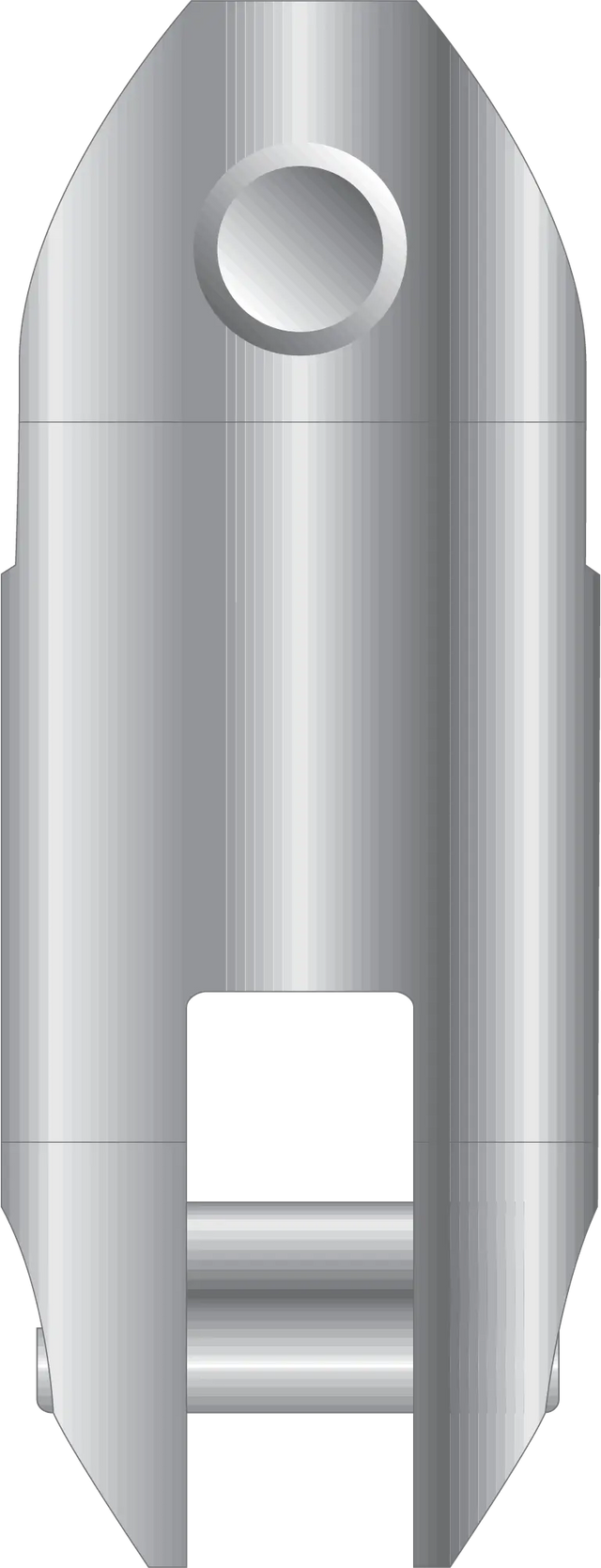7200 Series 90-Degree Connector Clevis/Clevis (Non-Swiveling)