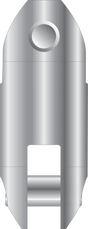 7200 Series 90-Degree Connector Clevis/Clevis (Non-Swiveling)