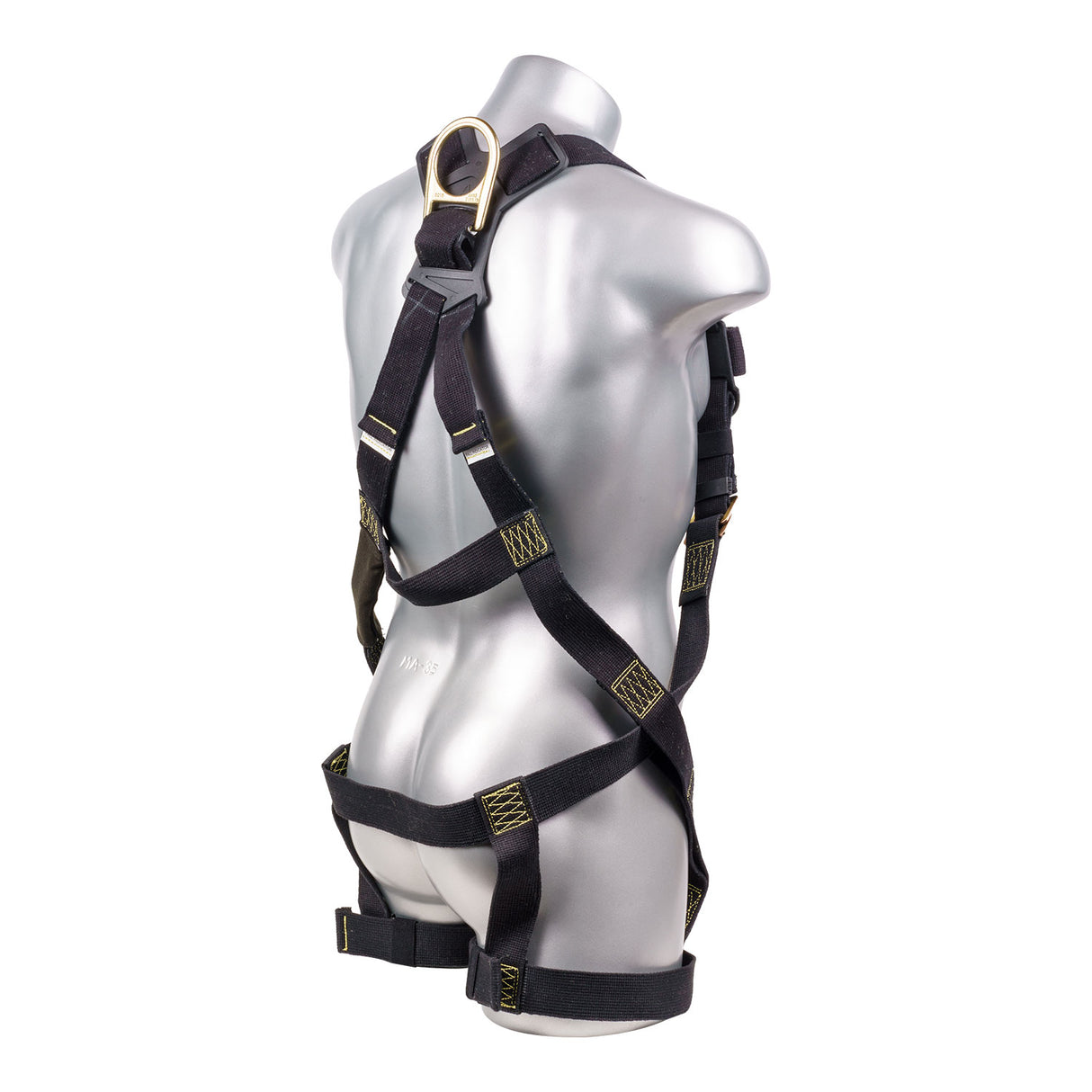 Stingray™ Series FR Harness 5pt., QCB Chest and  H-Style Legs, SRL Back Plate, Black