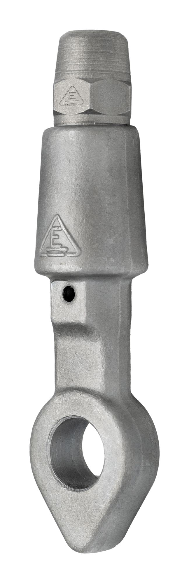 Machined Carabiner Eye Socket Fitting for Kernmantle Rope