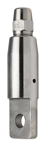 Machined Carabiner Eye Socket Fitting for Kernmantle Rope