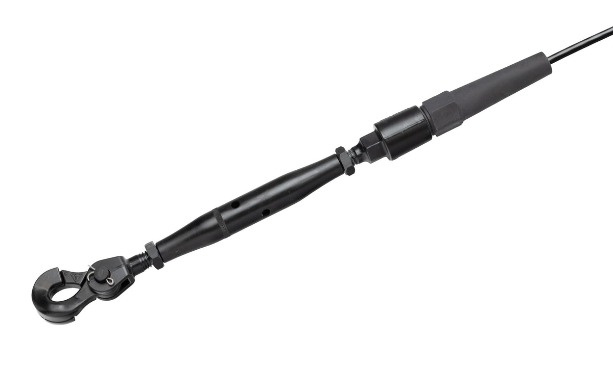 Closed Body Turnbuckle With Sister Hooks for Kevlar