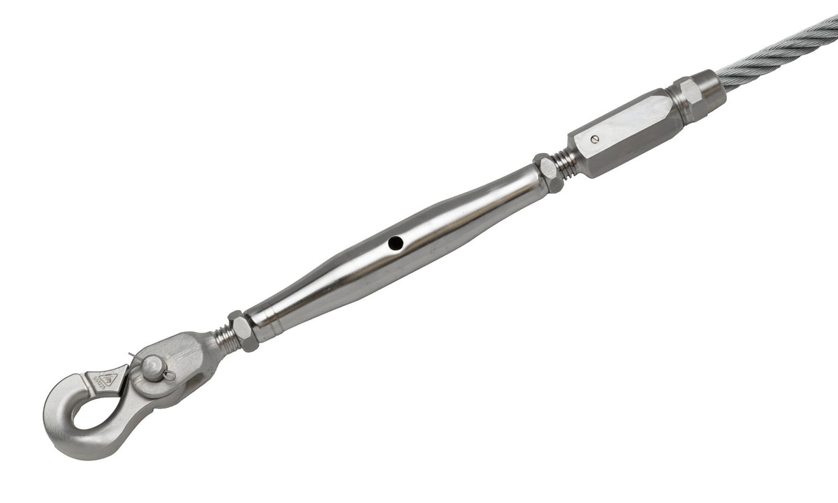 Closed Body Turnbuckle With Sister Hooks