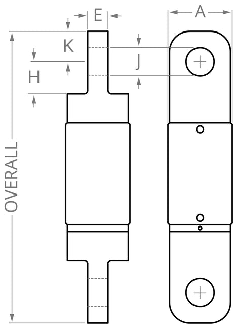 Eye & Eye Roller Bearing Swivel – Model 36