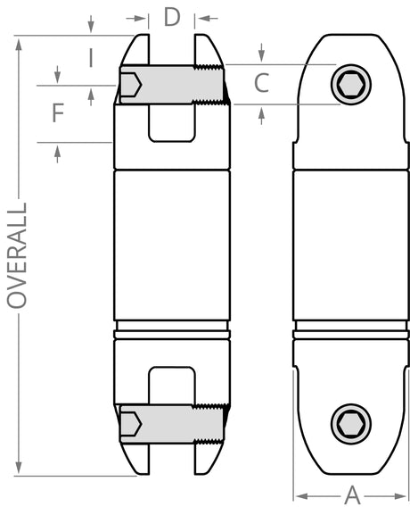 Clevis & Clevis Sealed Swivel – Model SS-67