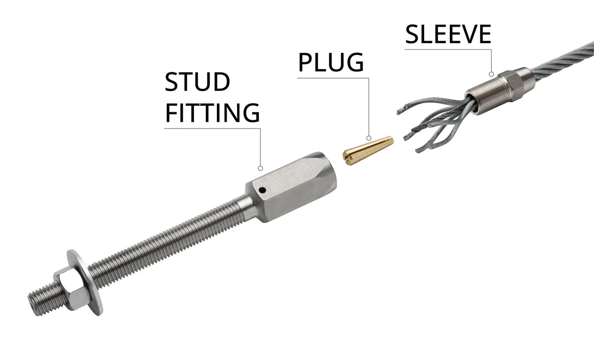 Coarse Thread Stud Socket Fitting