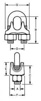 Malleable Clip Zinc Specifications