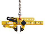 Caldwell Adjustable-Lift-Point Concrete Pressure Tong with Urethane Pads