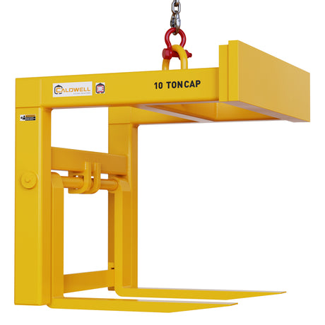 Caldwell Heavy-Duty Adjustable-Fork Pallet Lifter