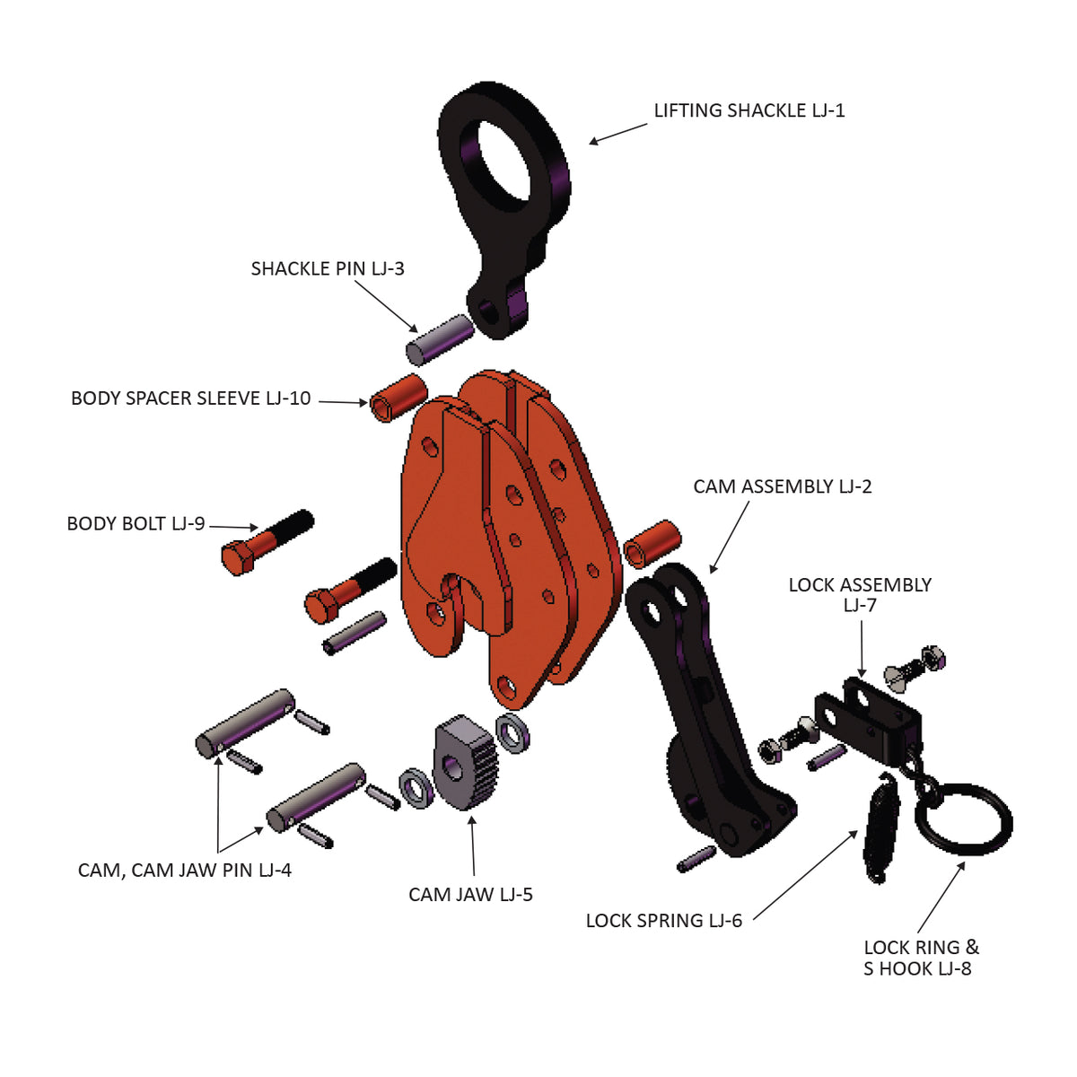 Caldwell Lightweight Locking Vertical Plate Clamp