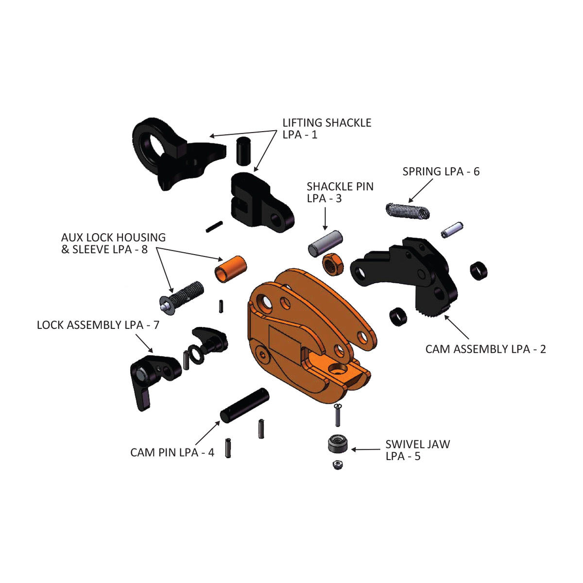 Caldwell Lightweight Locking Vertical Plate Clamp