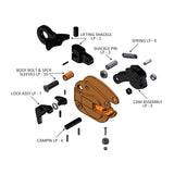 Caldwell Lightweight Locking Vertical Plate Clamp