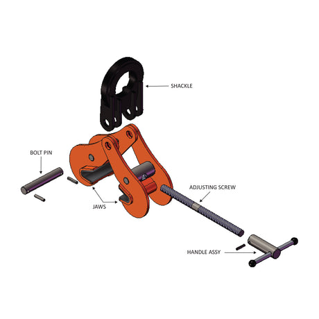 Caldwell Non-Marring Beam Clamp