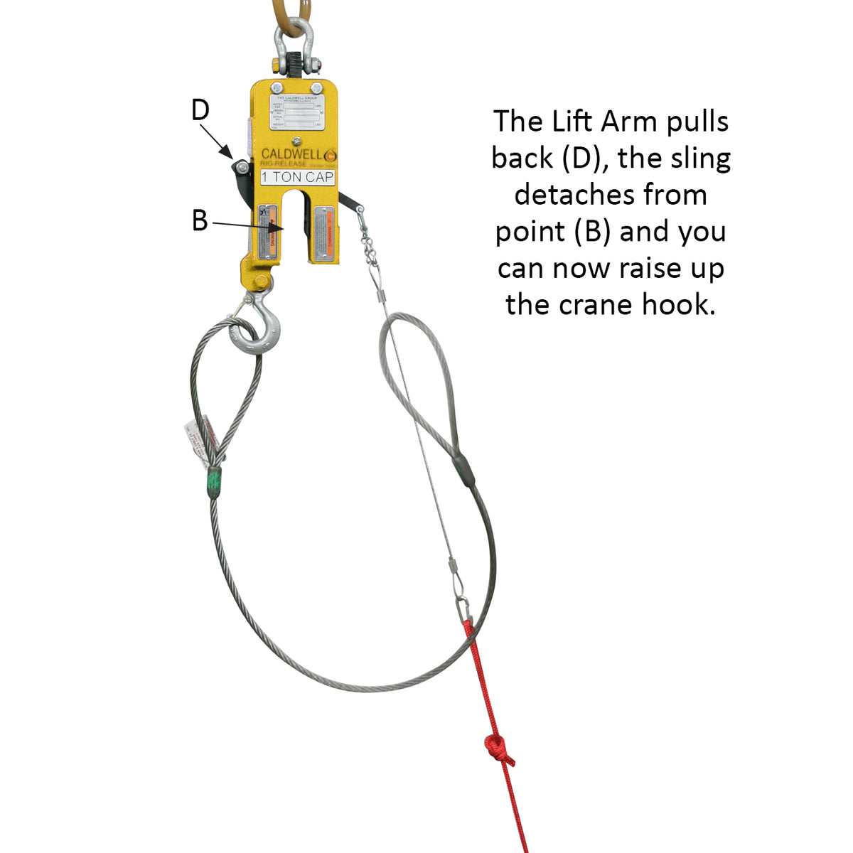 Caldwell Manual Rig-Release Hook