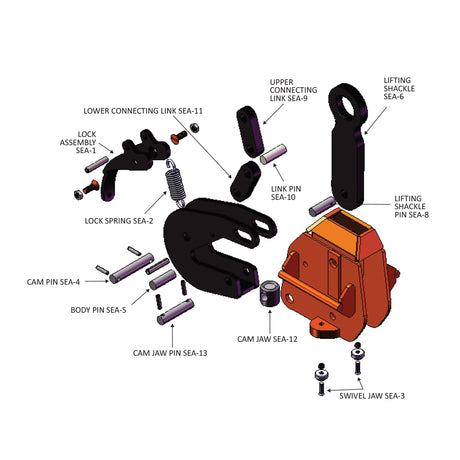 Caldwell Structural Beam Erection Clamp