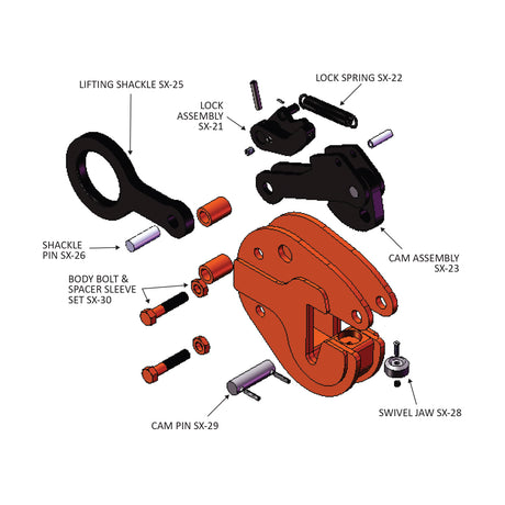 Caldwell Angle Lifting Clamp