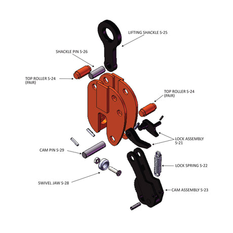Caldwell Locking Vertical Plate Clamp