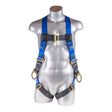 Mako™ Series Harness 5pt., Back/Side D-Rings, Pass-Thru Legs, Blue