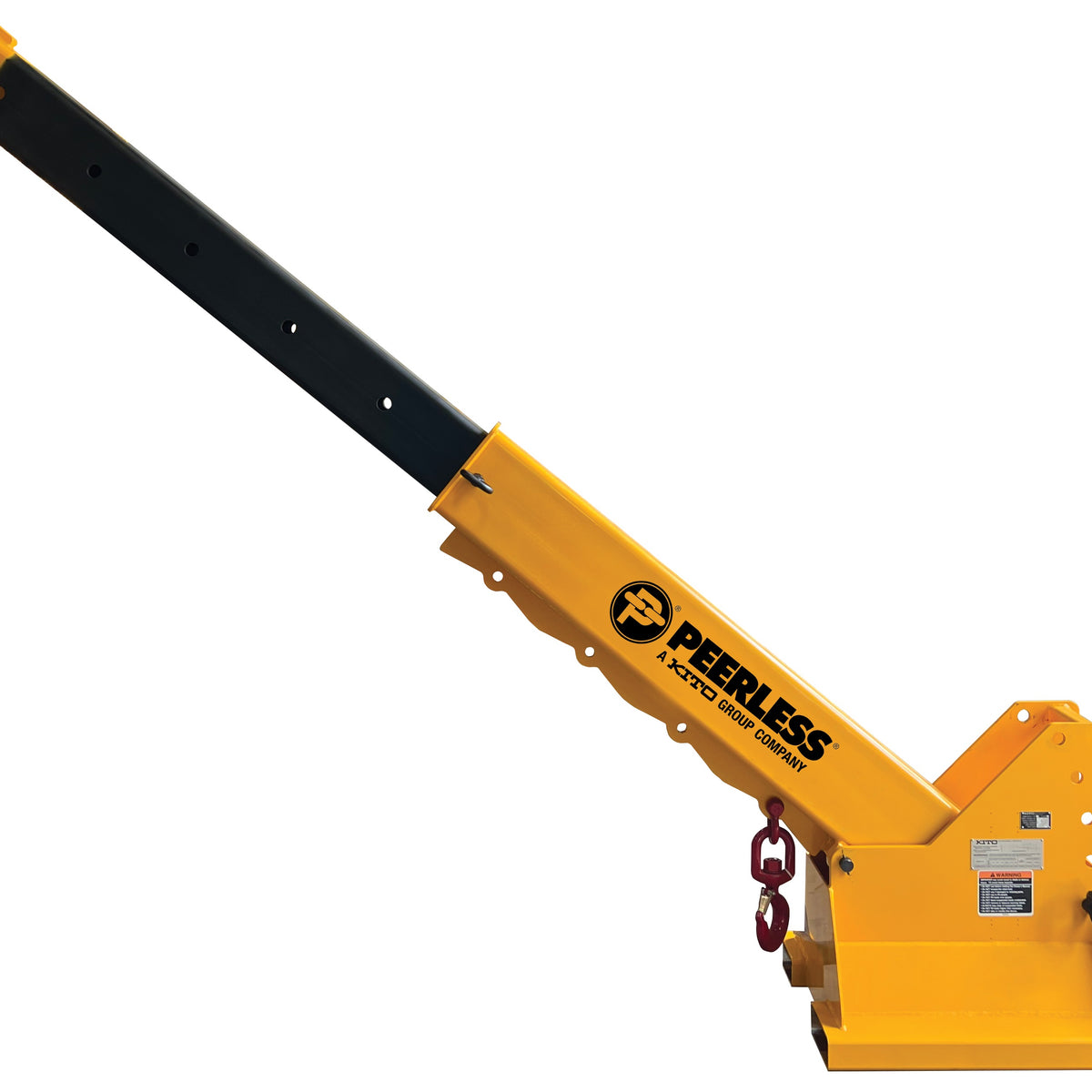 Edwards Wire Rope | Peerless Telescoping Pivot Fork Truck Boom