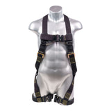 Stingray™ Series FR Harness 5pt., QCB Chest and  H-Style Legs, SRL Back Plate, Black