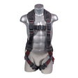 Akula™ Series Harness 5pt., Padded Back/Legs, QCB, Back  D-Ring and SRL Back Plate, Black