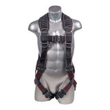 Akula™ Series Harness 5pt., Padded Back/Legs, QCB, Back  D-Ring and SRL Back Plate, Black